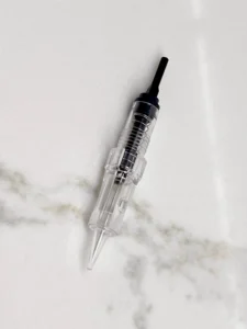 Polaris 1R PMU cartridge for hair strokes, nano brows, and eyeliner training demonstration.