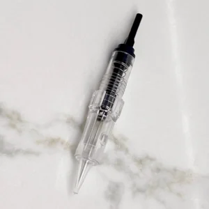 Polaris 1R PMU cartridge for hair strokes, nano brows, and eyeliner training demonstration.