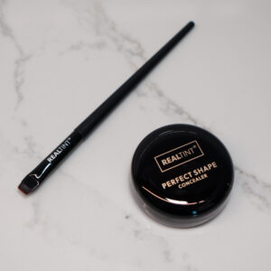 RealTint Perfect Shape Concealer and brush for PMU mapping, nano brows, and lip blush training demonstration.