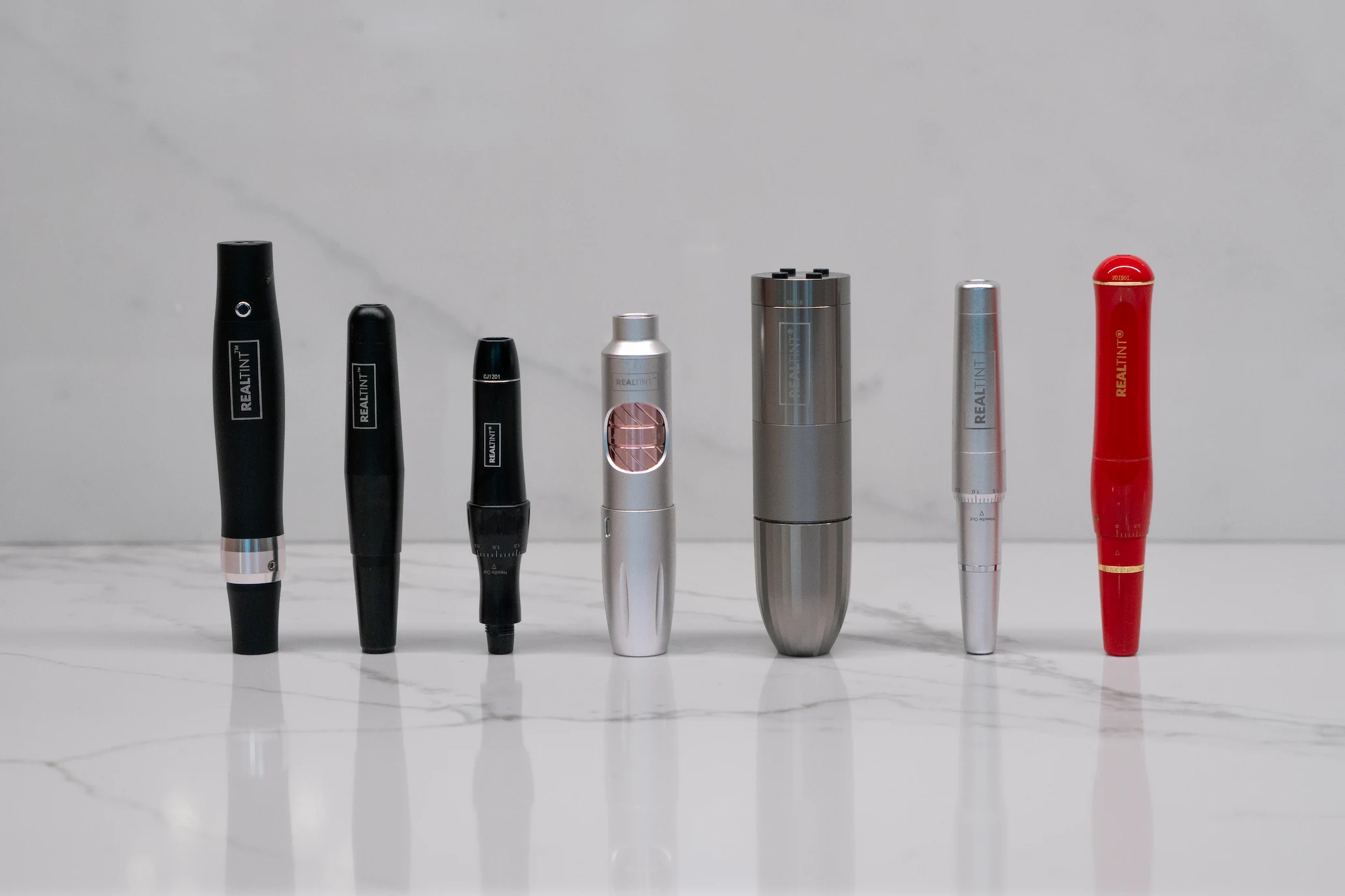 Lineup of various RealTint(R) PMU machines